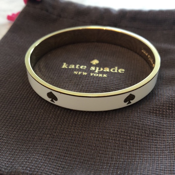 Kate Spade white and gold bangle - Picture 1 of 3